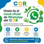 Uneix-te al canal oficial de WhatsApp del COR